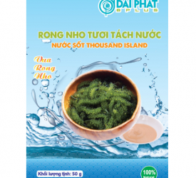 RONG NHO TƯƠI TÁCH NƯỚC -  NƯỚC SỐT THOUSAND ISLAND